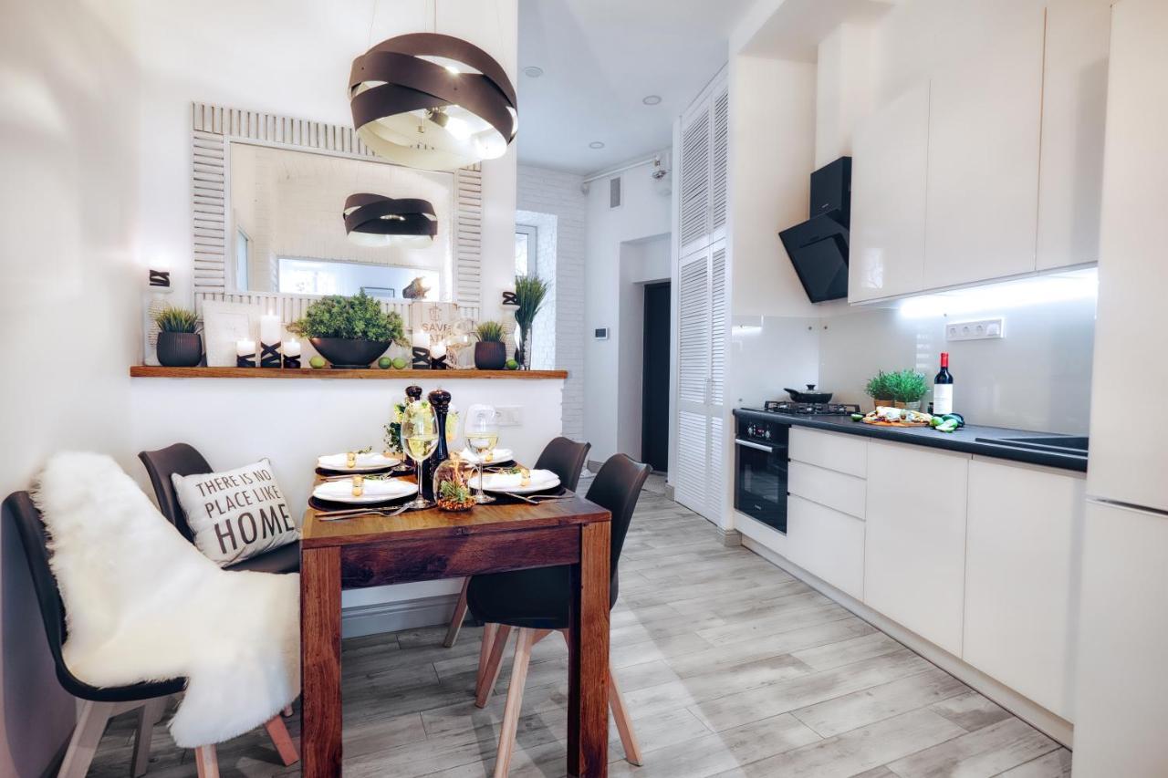 Scandinavian Style Of Lux Apartments In Lviv Luaran gambar